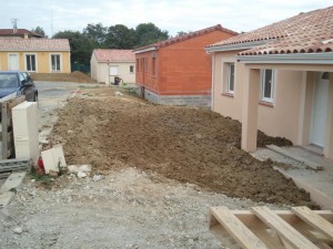 Avec un bel arrondi pour la pente du garage !